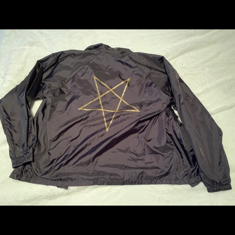 Thrasher Button Up Wind Breaker. Pentagram2016rare - image 4